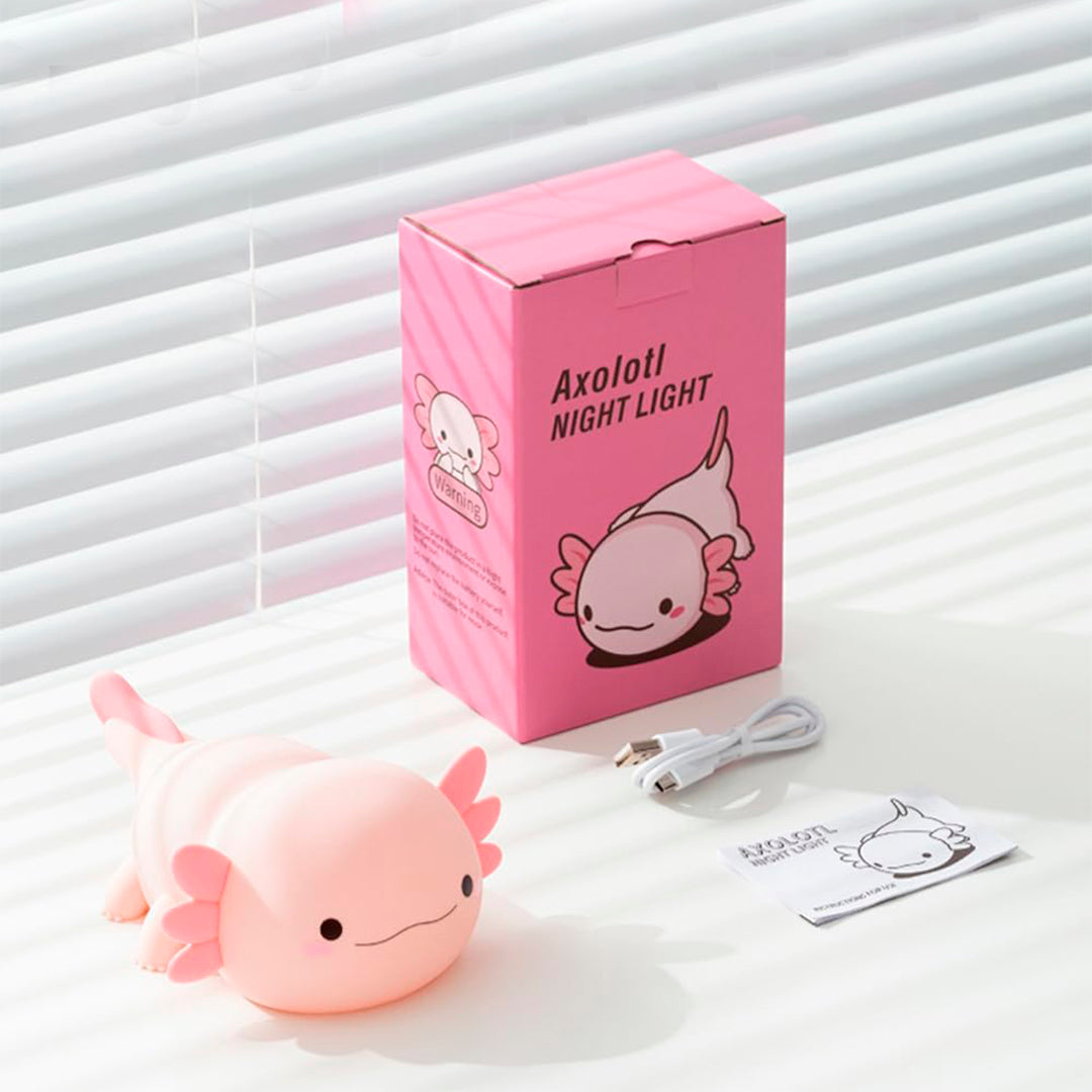 Lampe de nuit Axolotl avec commande tactile