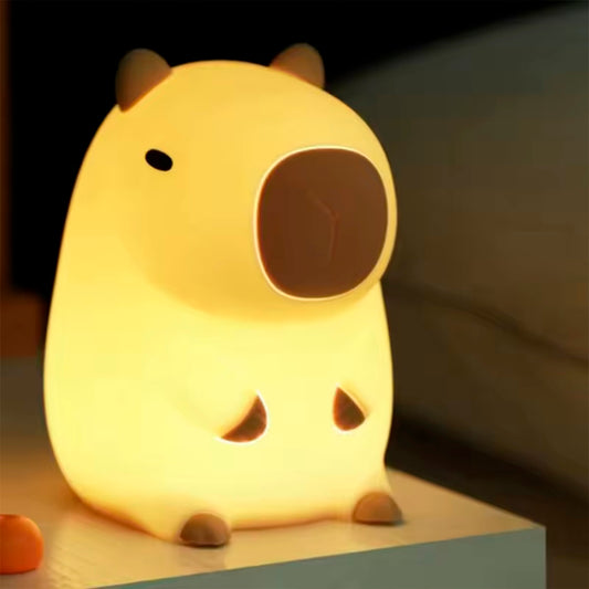 Chill Capybara Night Light with Touch Control