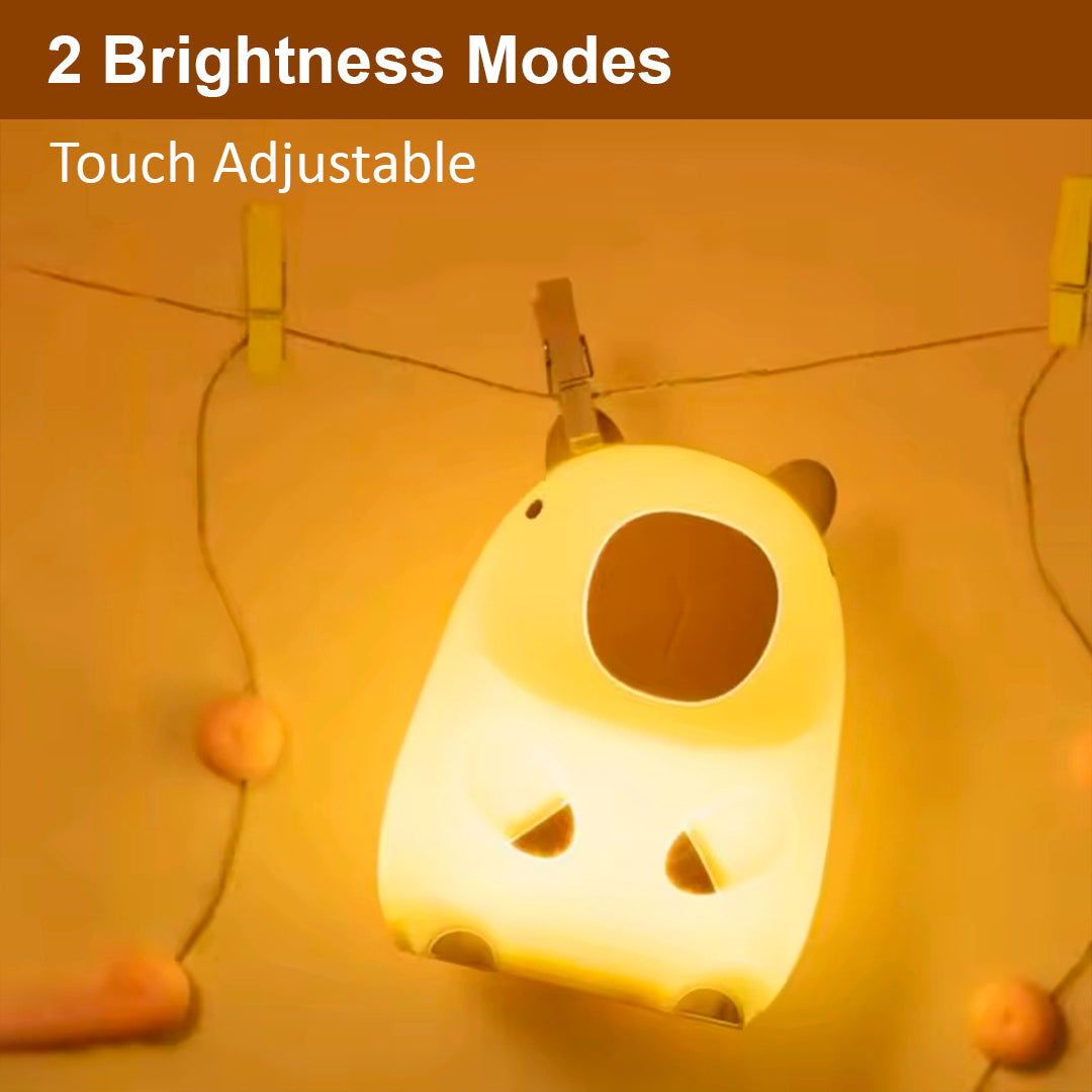 Chill Capybara Night Light with Touch Control