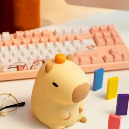 Chill Capybara Night Light with Touch Control